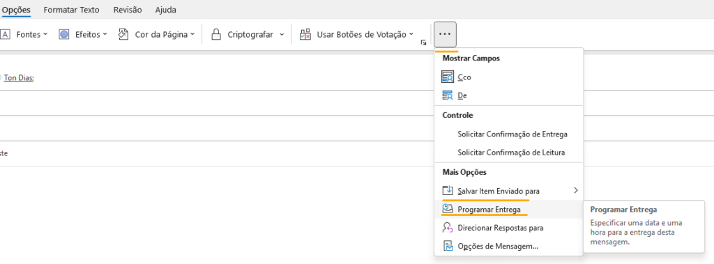 Agendamento Outlook  2